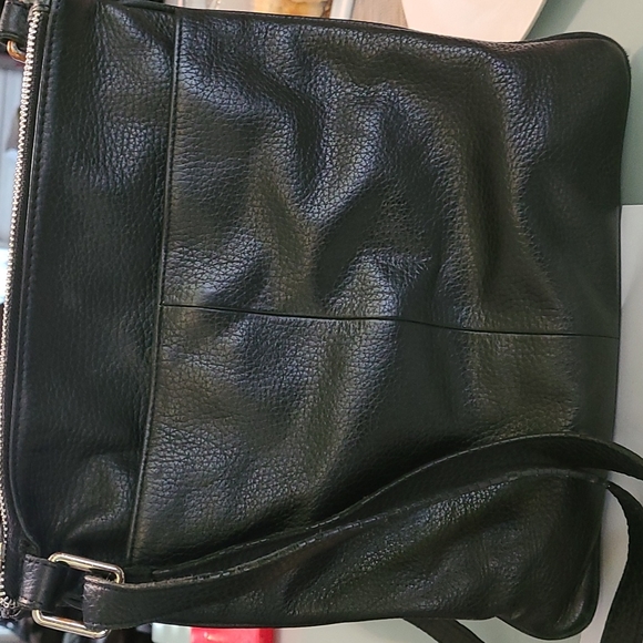 Leather cross body bag - Picture 1 of 3